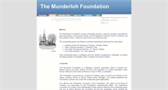 Desktop Screenshot of munderloh.org